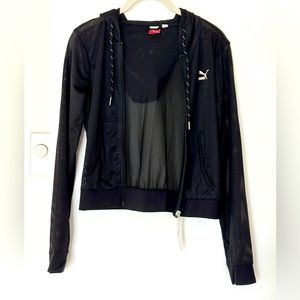 NWOT Puma Mesh Hoodie Sz XS